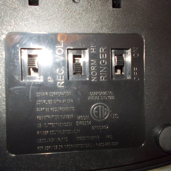 Vintage rotary black phone, still works! Yes the dial turns. - Picture 6 of 6